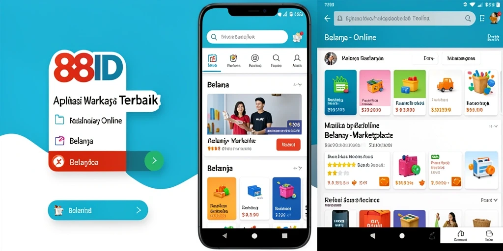 Tampilan antarmuka pengguna 88ID yang sederhana dan menarik.