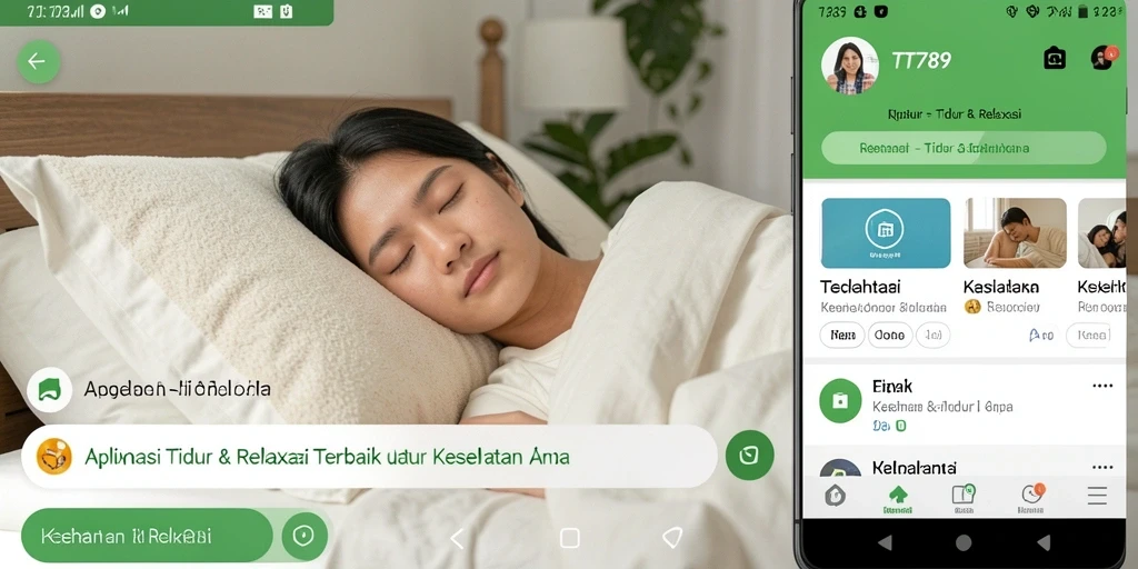Antarmuka aplikasi TT789 yang menenangkan dan mudah digunakan.