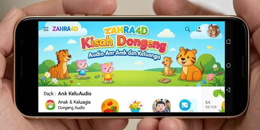 Antarmuka aplikasi ZAHRA4D yang menarik dan mudah digunakan.